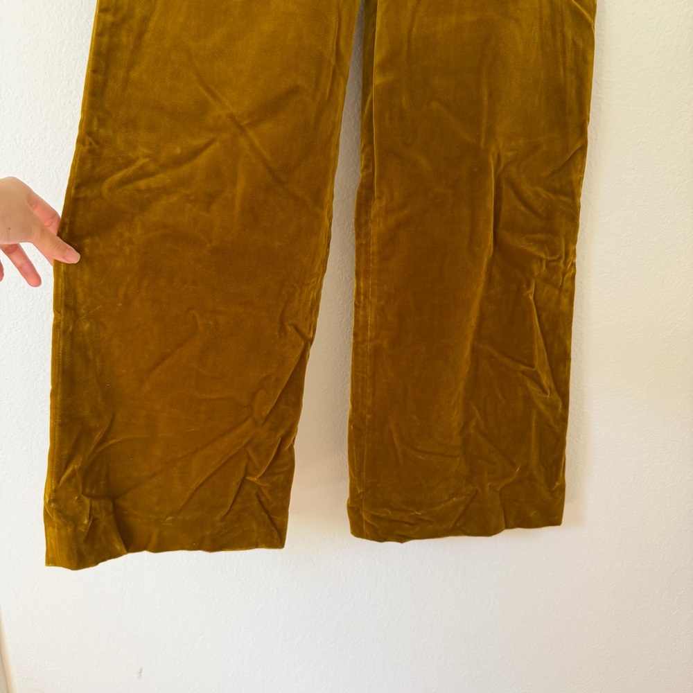 Sezane NWT Maria Dela Orden MDLO Paz Velour Sailor Wide Leg Pants Size 32 US 0 - Picture 5 of 15